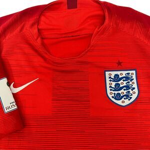 Nike England 2018 FIFA‎ World Cup Soccer Jersey Away Red M